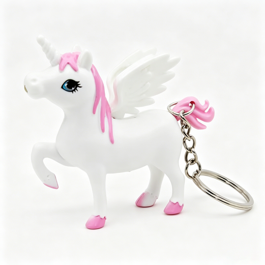 Unicorn LED Keychain