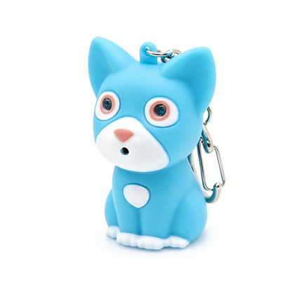Colorful Kitten LED Keychain