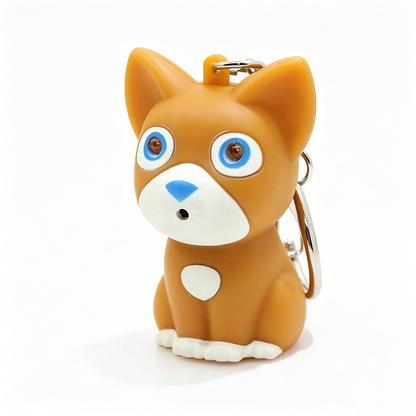 Colorful Kitten LED Keychain