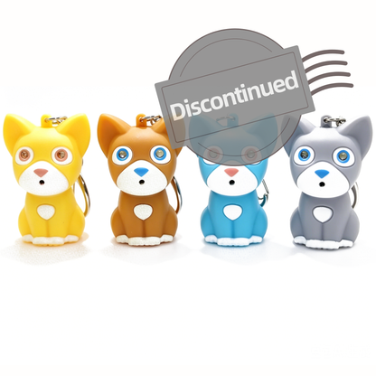 Colorful Kitten LED Keychain