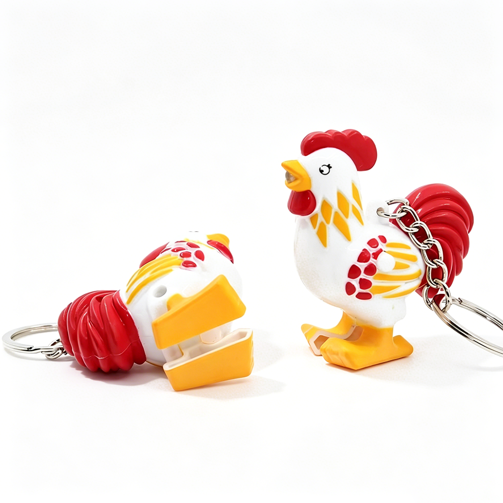 Rooster LED Keychain