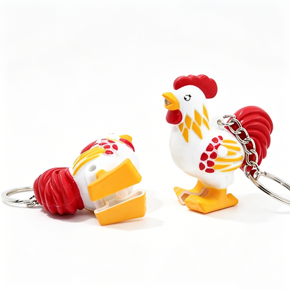 Rooster LED Keychain
