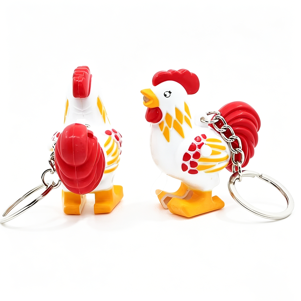 Rooster LED Keychain