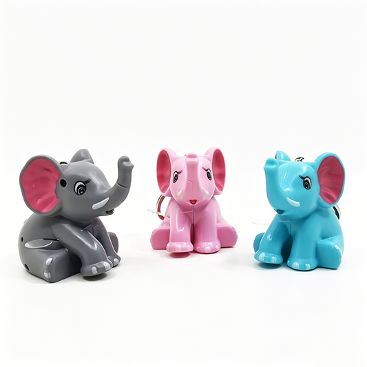 Colorful Elephant LED Keychain