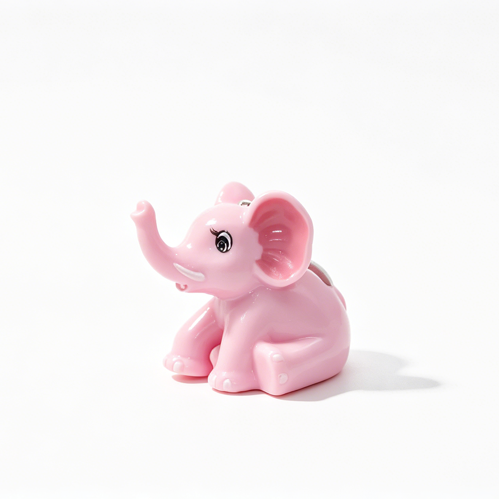 Colorful Elephant LED Keychain