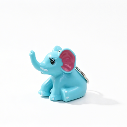 Colorful Elephant LED Keychain