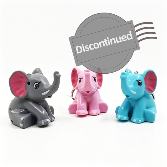 Colorful Elephant LED Keychain