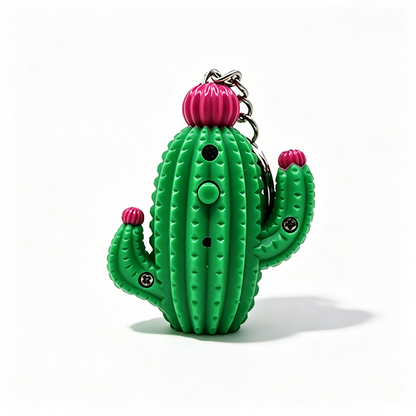 Cactus LED Keychain