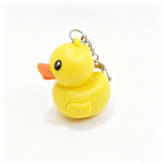 Duck LED Sound Keychain
