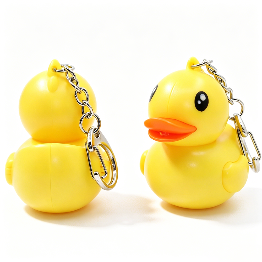 Duck LED Sound Keychain