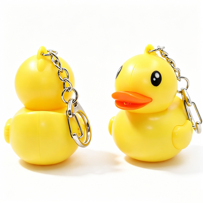 Duck LED Sound Keychain