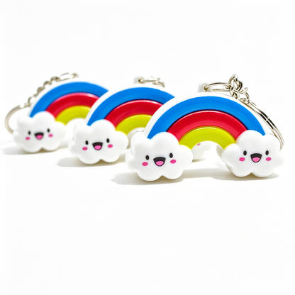 Rainbow LED Keychain