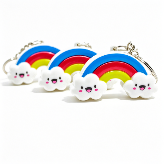 Rainbow LED Keychain