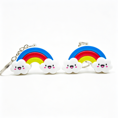 Rainbow LED Keychain