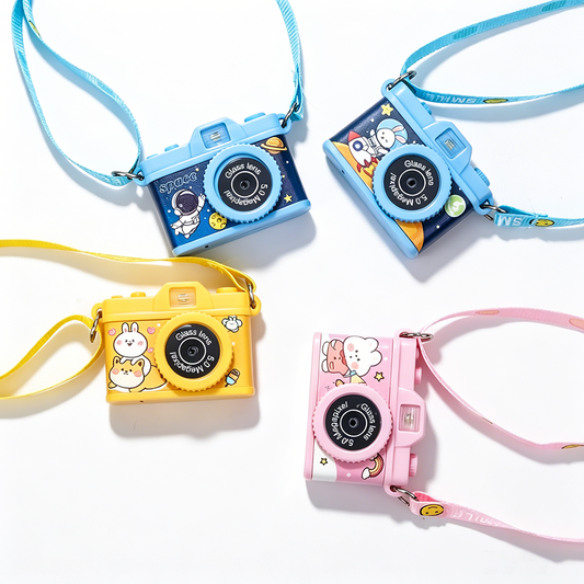 No.9 Camera LED Sound Keychain