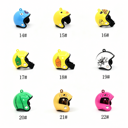 Custom Pattern Helmet Keychain