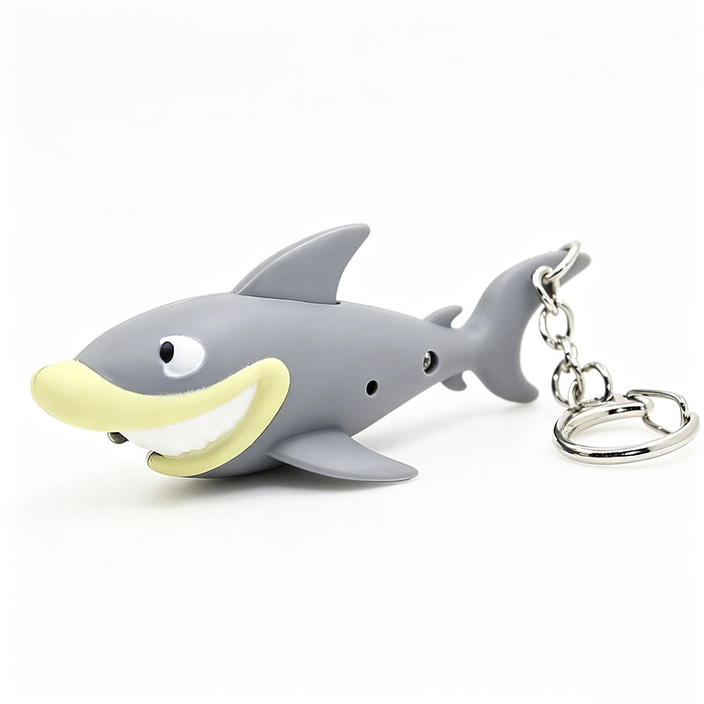 Shark LED Keychain