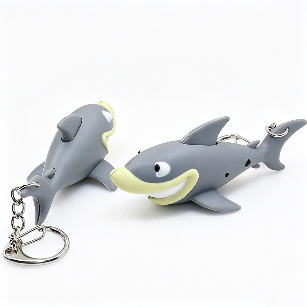 Shark LED Keychain