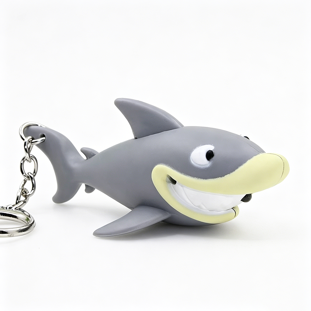Shark LED Keychain