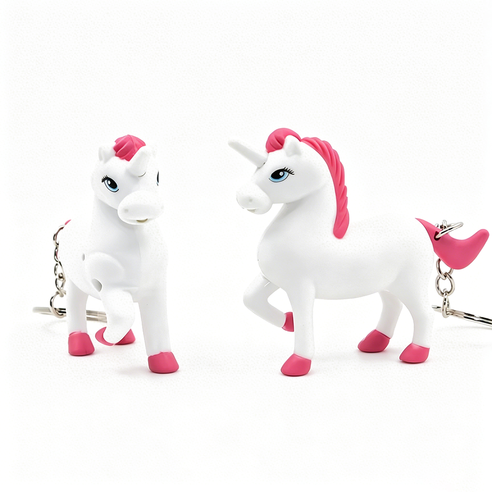 Unicorn LED Sound Keychain