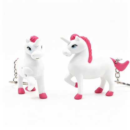 Unicorn LED Sound Keychain