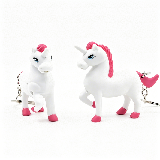 Unicorn LED Sound Keychain
