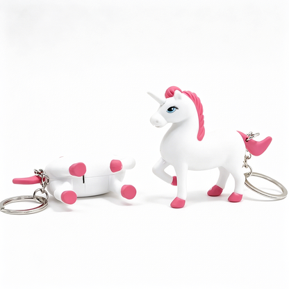Unicorn LED Sound Keychain
