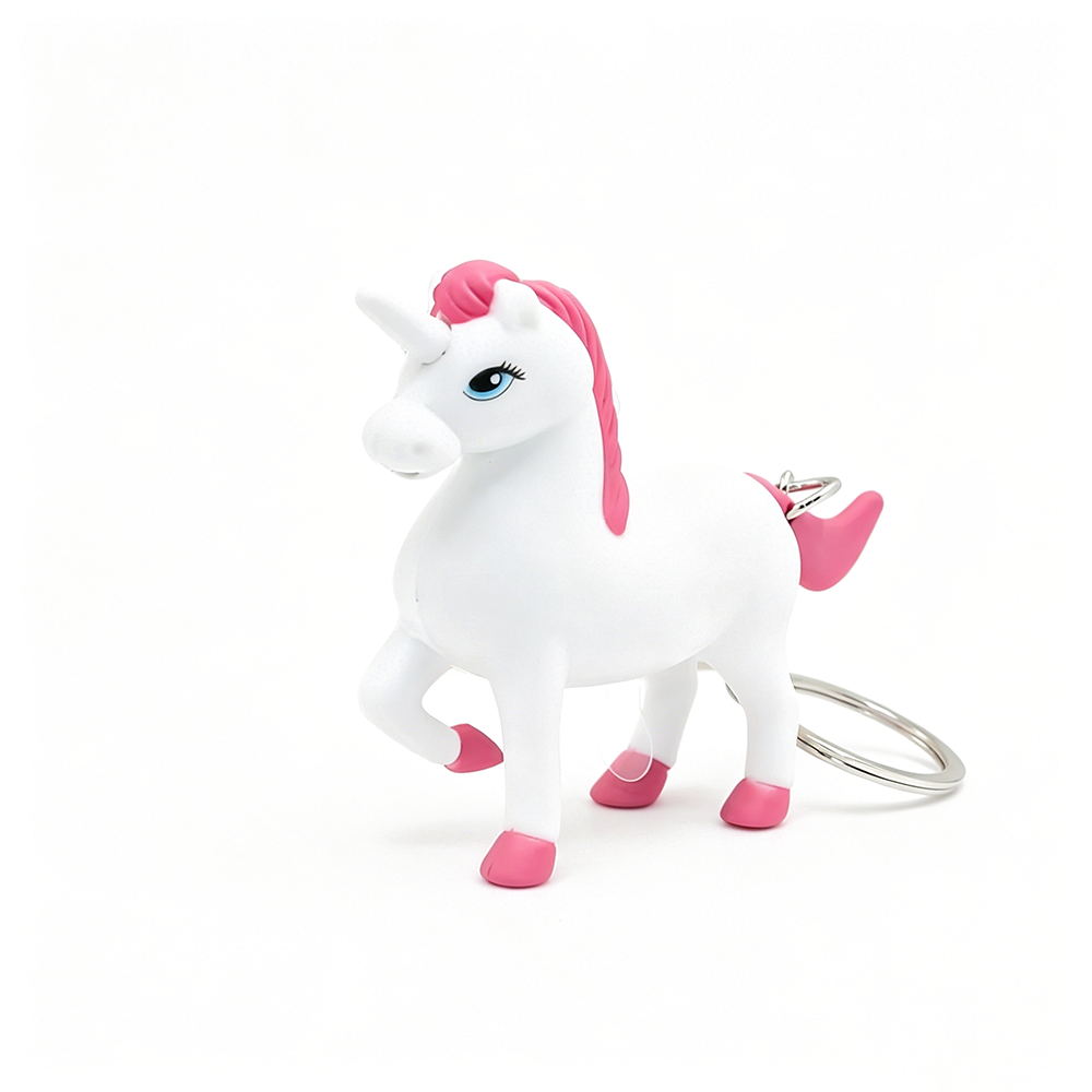 Unicorn LED Sound Keychain