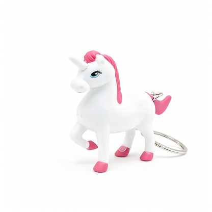 Unicorn LED Sound Keychain