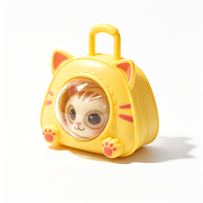 Eye-changing cat sound keychain