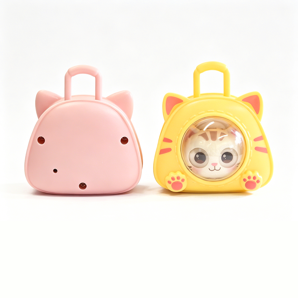 Eye-changing cat sound keychain