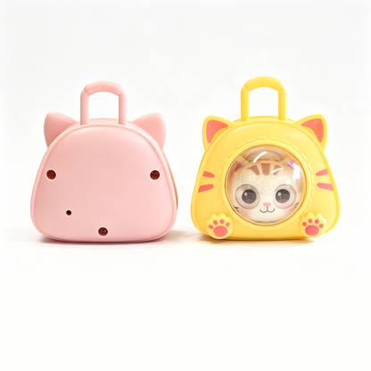 Eye-changing cat sound keychain