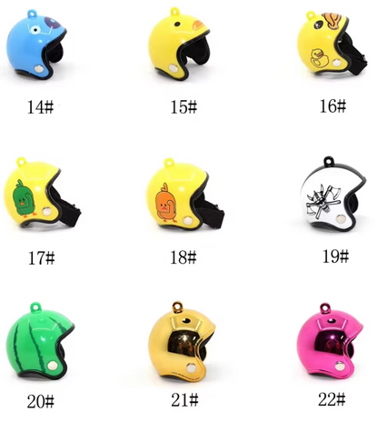 Custom Pattern Helmet Keychain