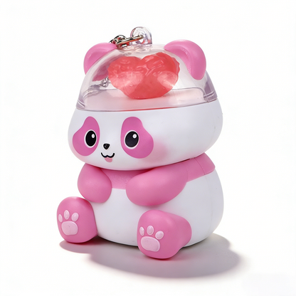 Love Brain Panda Magnetic Keychain