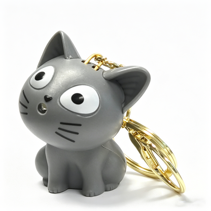 COLORFUL CAT KEYCHAIN