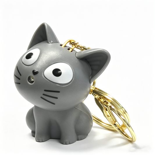 COLORFUL CAT KEYCHAIN