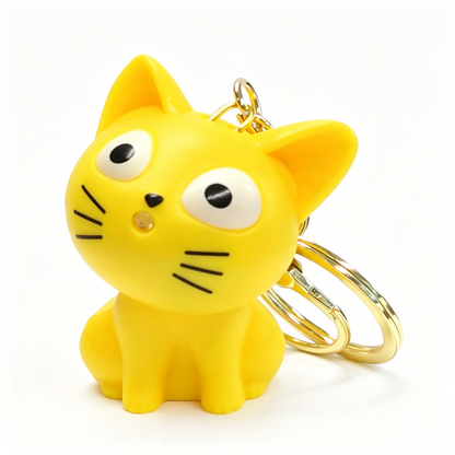 COLORFUL CAT KEYCHAIN