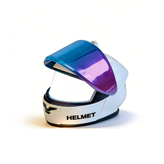 Colorful Light-up Helmet Keychain