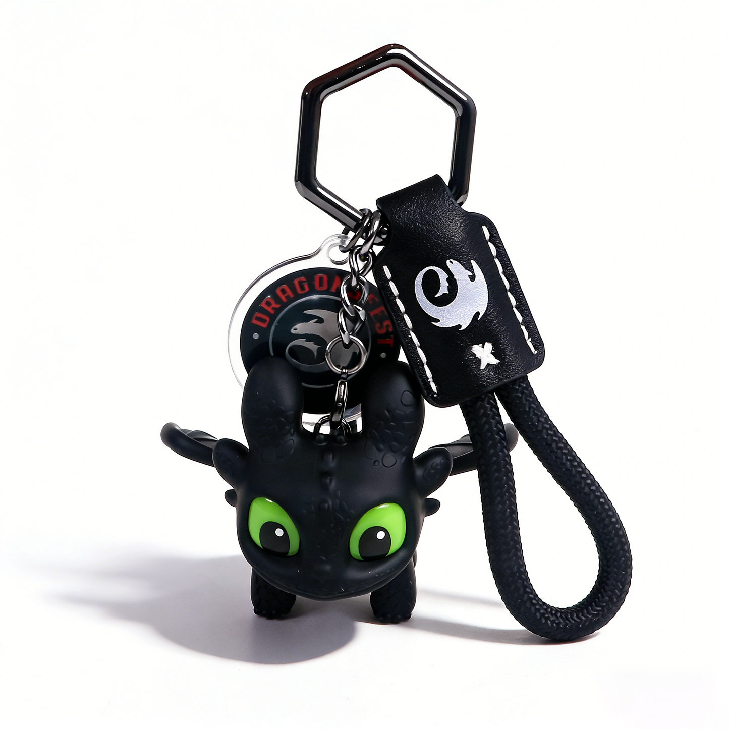 Officially Licensed How to Train Your Dragon Toothless Action Wings Keychain