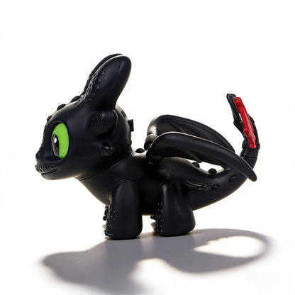 Officially Licensed How to Train Your Dragon Toothless Action Wings Keychain