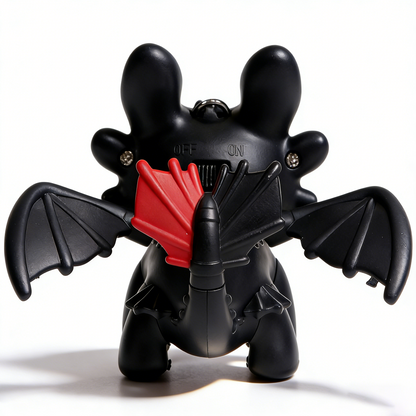 Officially Licensed How to Train Your Dragon Toothless Action Wings Keychain