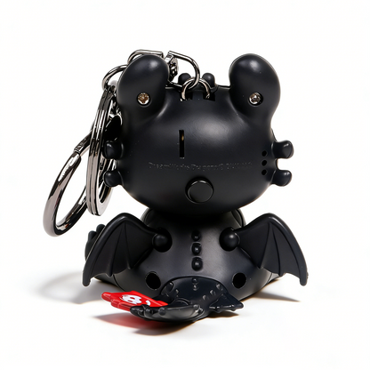 Officially Licensed How to Train Your Dragon Toothless Holding Fish Keychain