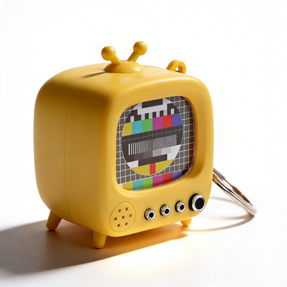 Vintage TV Sound Keychain