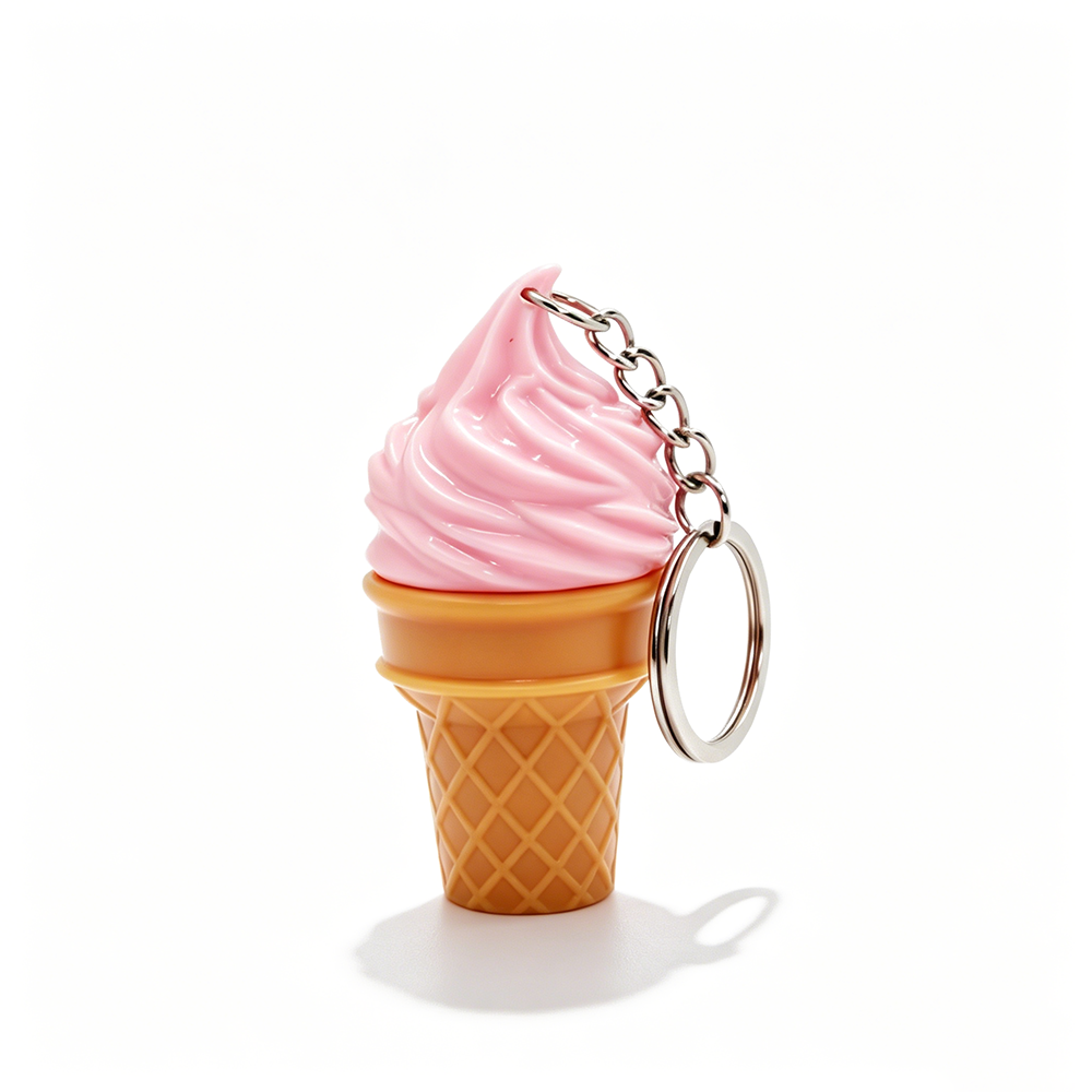 Ice Cream Light Up Keychain