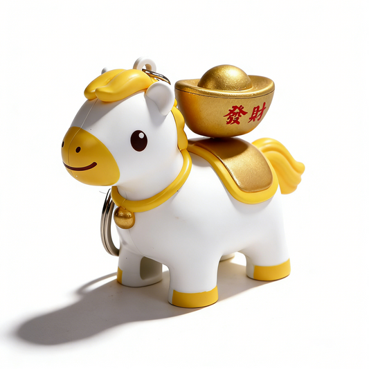 Pony Spinning Keychain