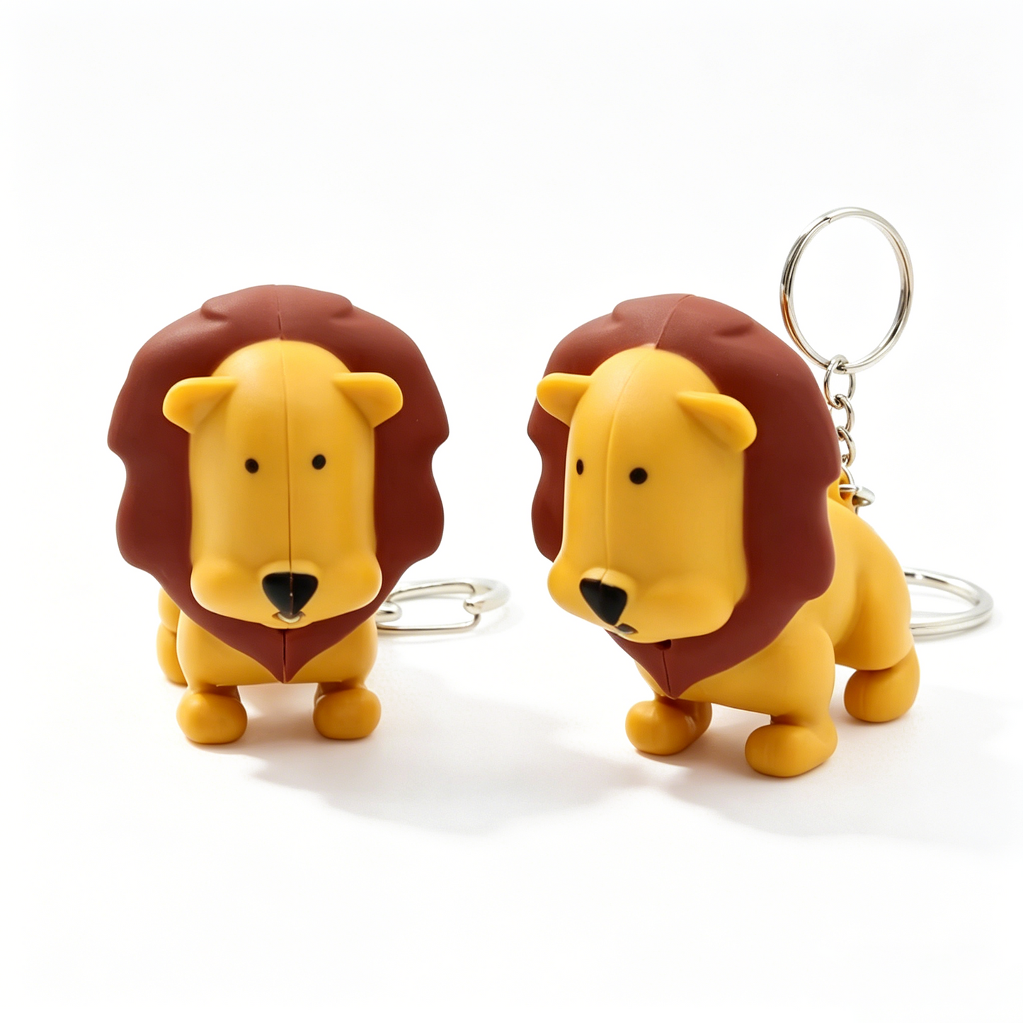 Lion Light & Sound Keychain