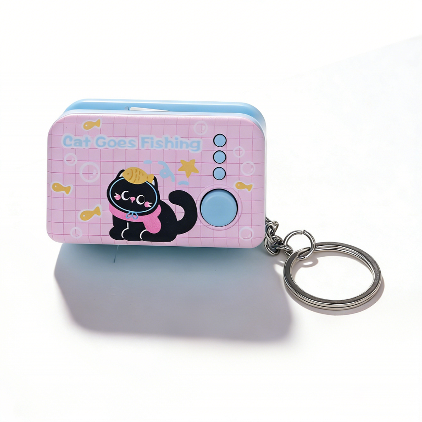 Cat Paw Bounce Night Light Keychain
