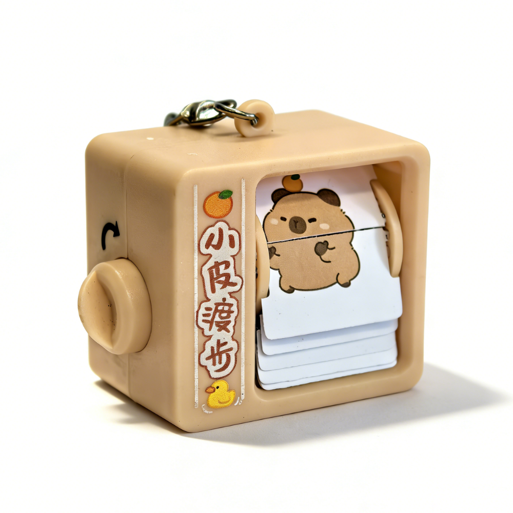 Colorful Slide Wind-up Keychain