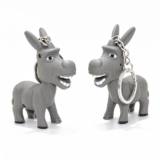 Donkey Animal Light Up Keychain