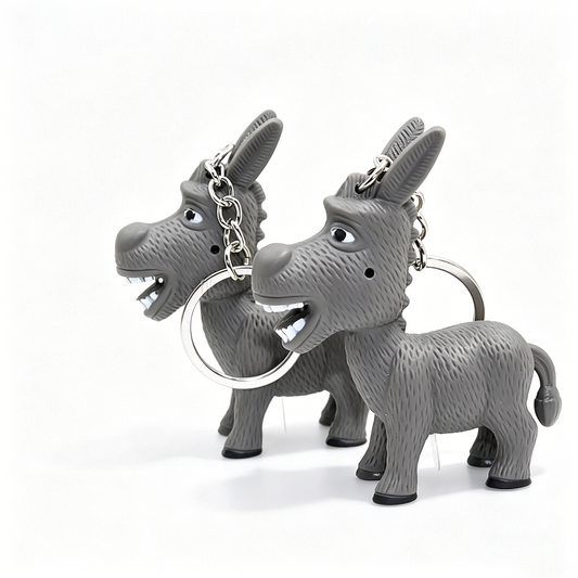 Donkey Animal Light Up Keychain